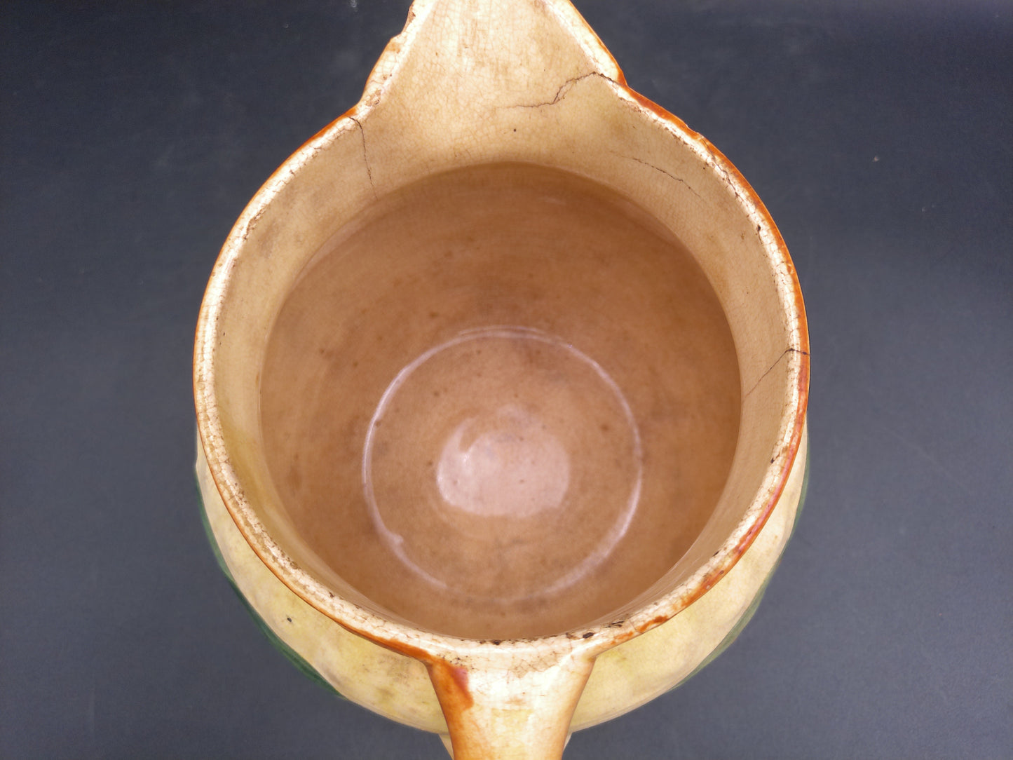 Roseville Antique Early Landscape Trees Stoneware Pottery Utility Jug Pitcher