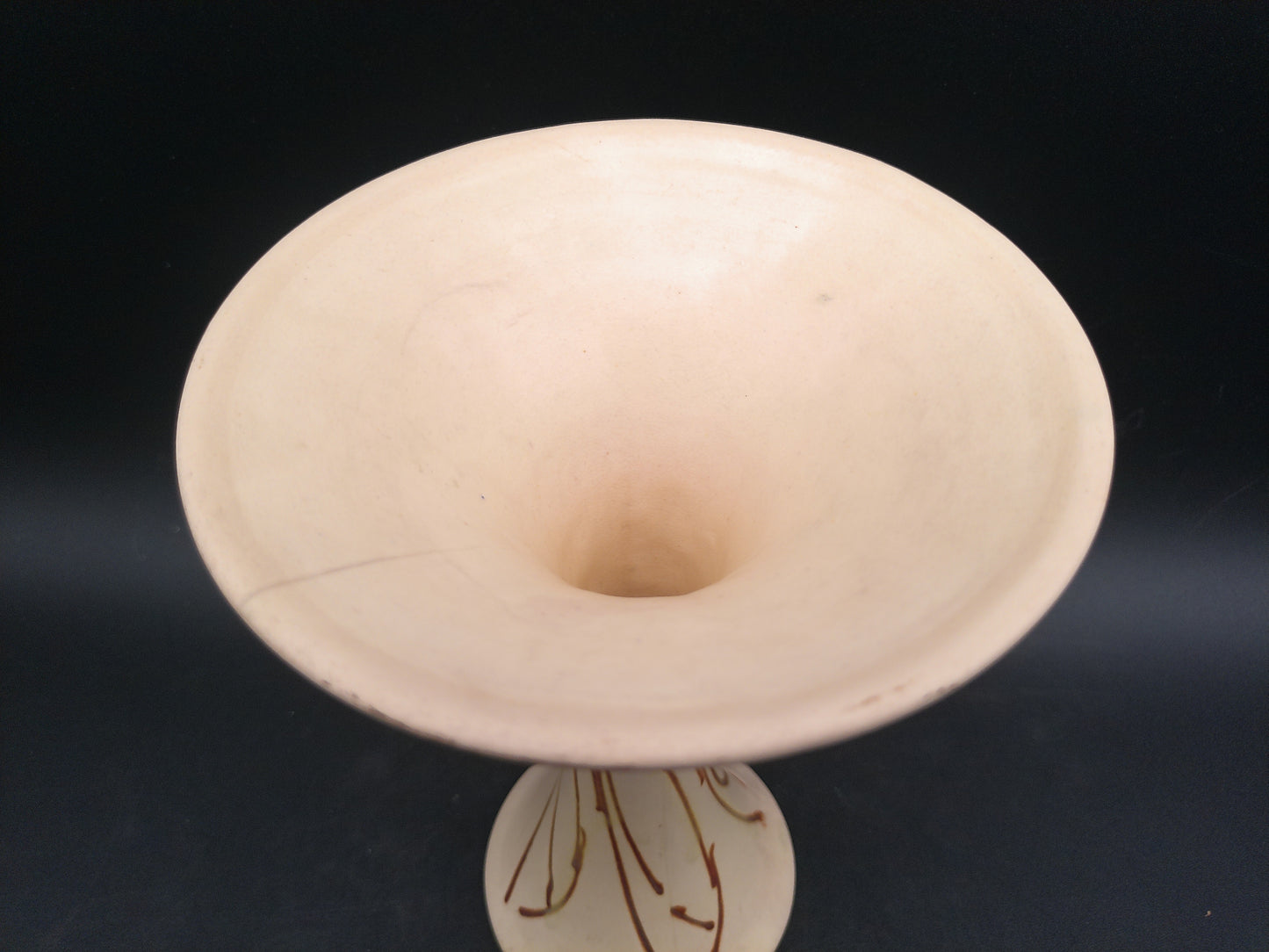 Roseville Art Pottery in Velmoss Scroll Pattern Mid 20thC Vase