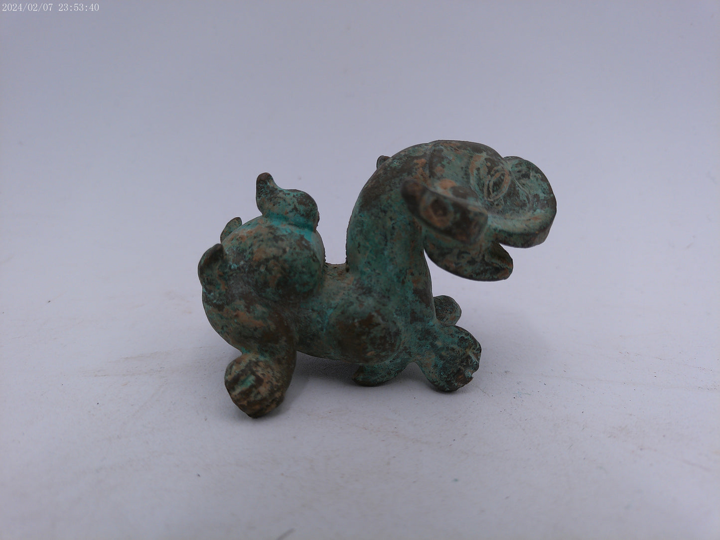 Antique cold cast Bronze metal Statue Asian Art Sculpture Rare