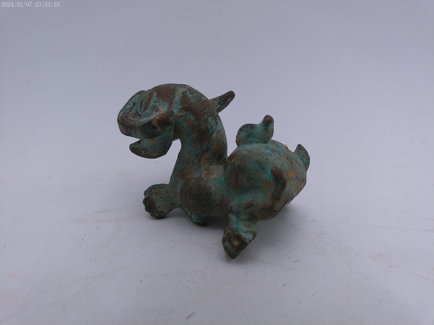 Antique cold cast Bronze metal Statue Asian Art Sculpture Rare