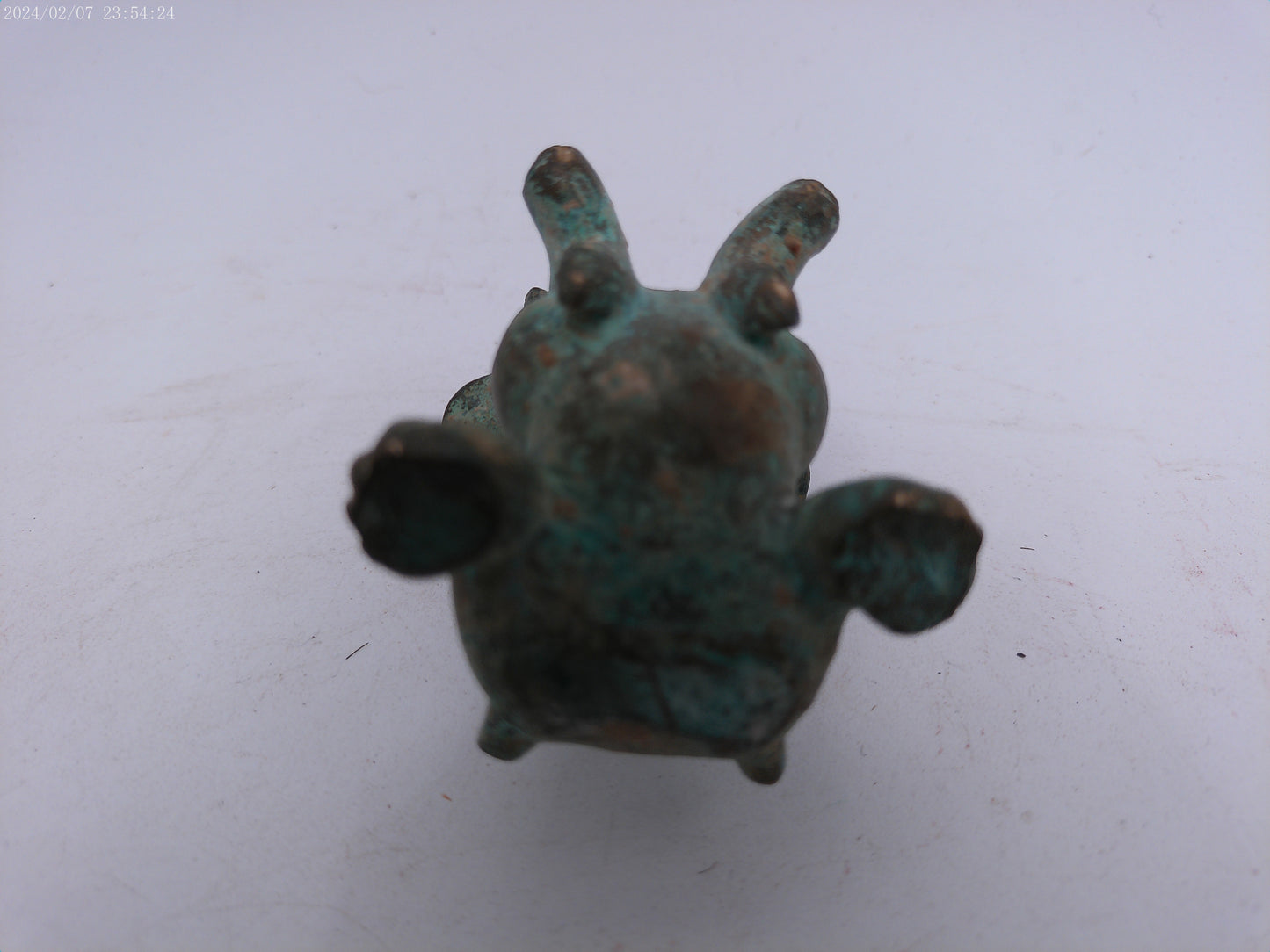 Antique cold cast Bronze metal Statue Asian Art Sculpture Rare