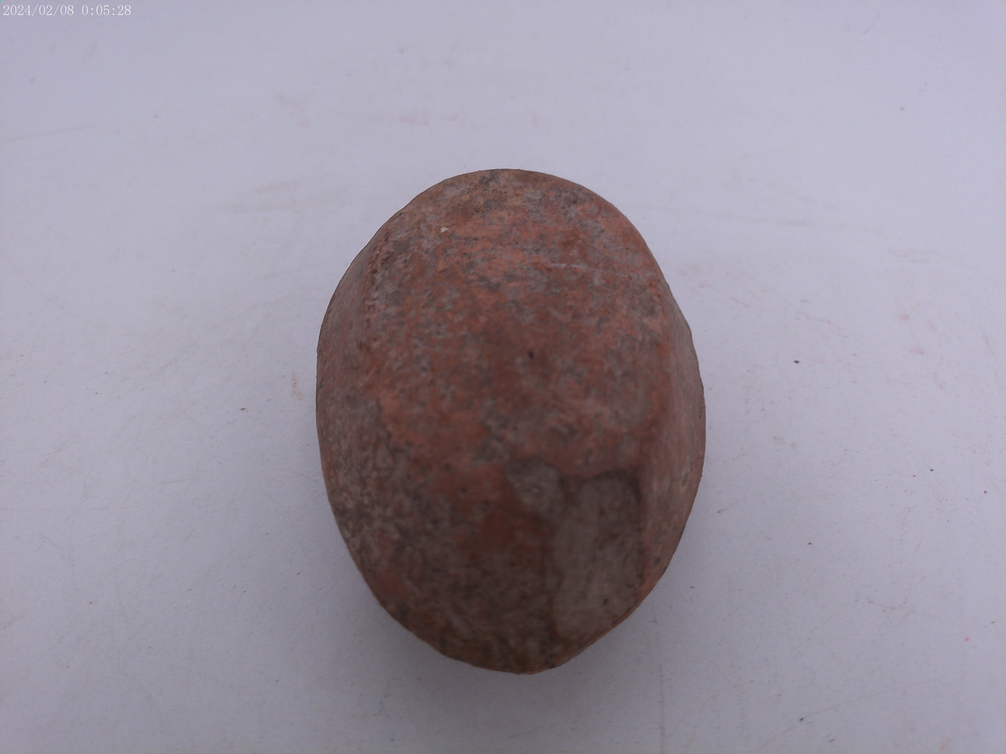 Byzantine early Islamic terracotta stone oil lamp #2