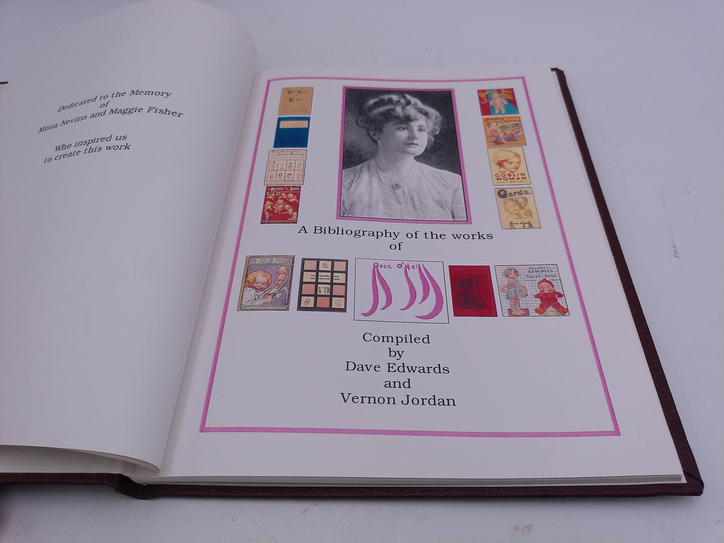 A Bibliography of The Works of Rose O'Neill book Signed by Both Authors No. 19 Super Rare
