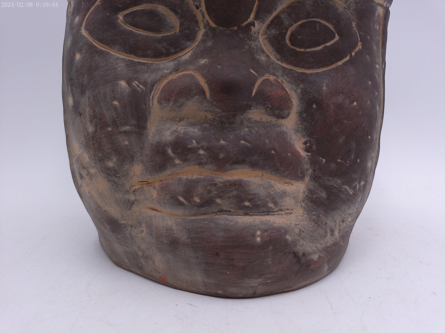 face Antique Sculpture Statue Vintage Head Mexico