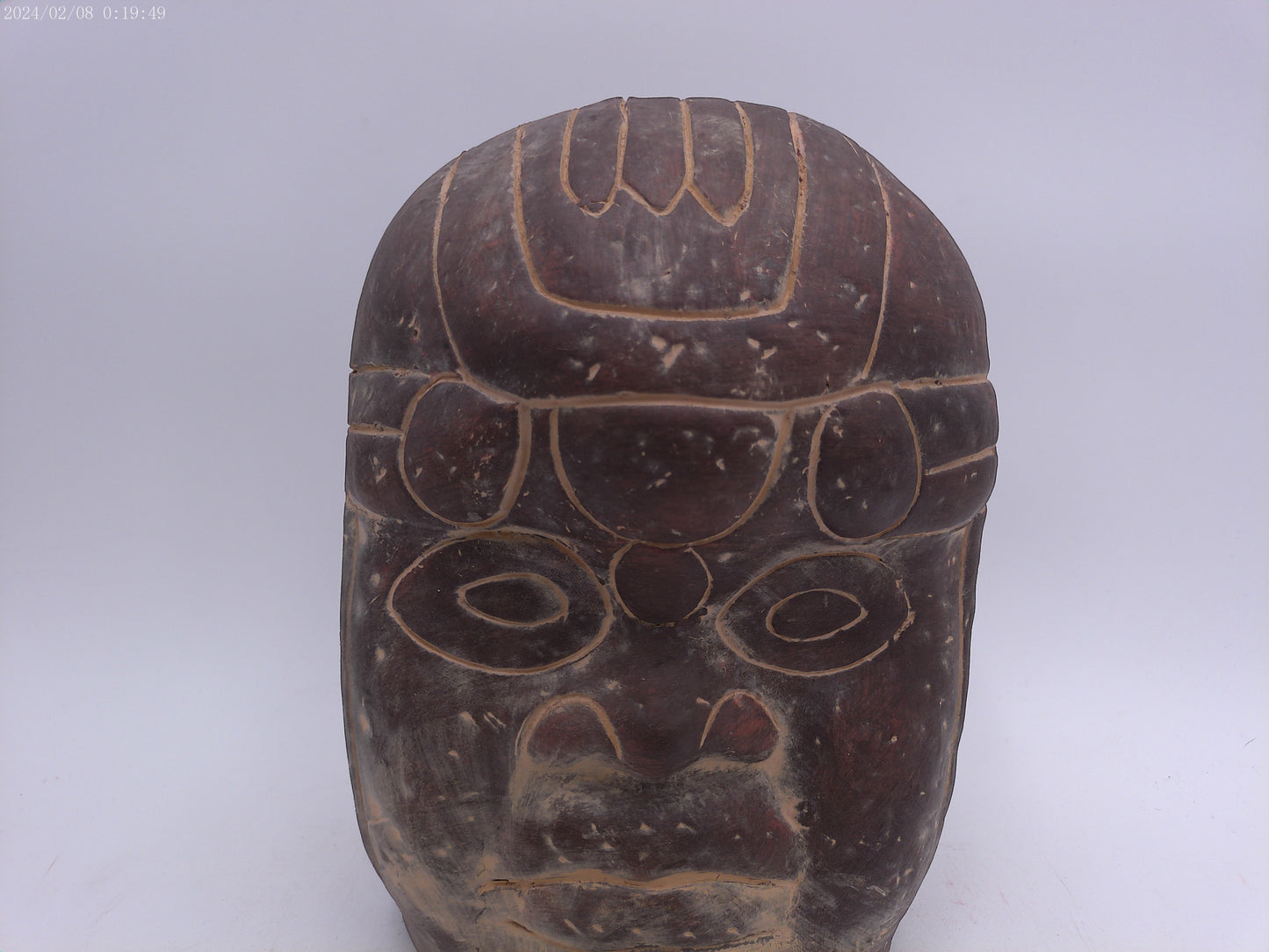 face Antique Sculpture Statue Vintage Head Mexico