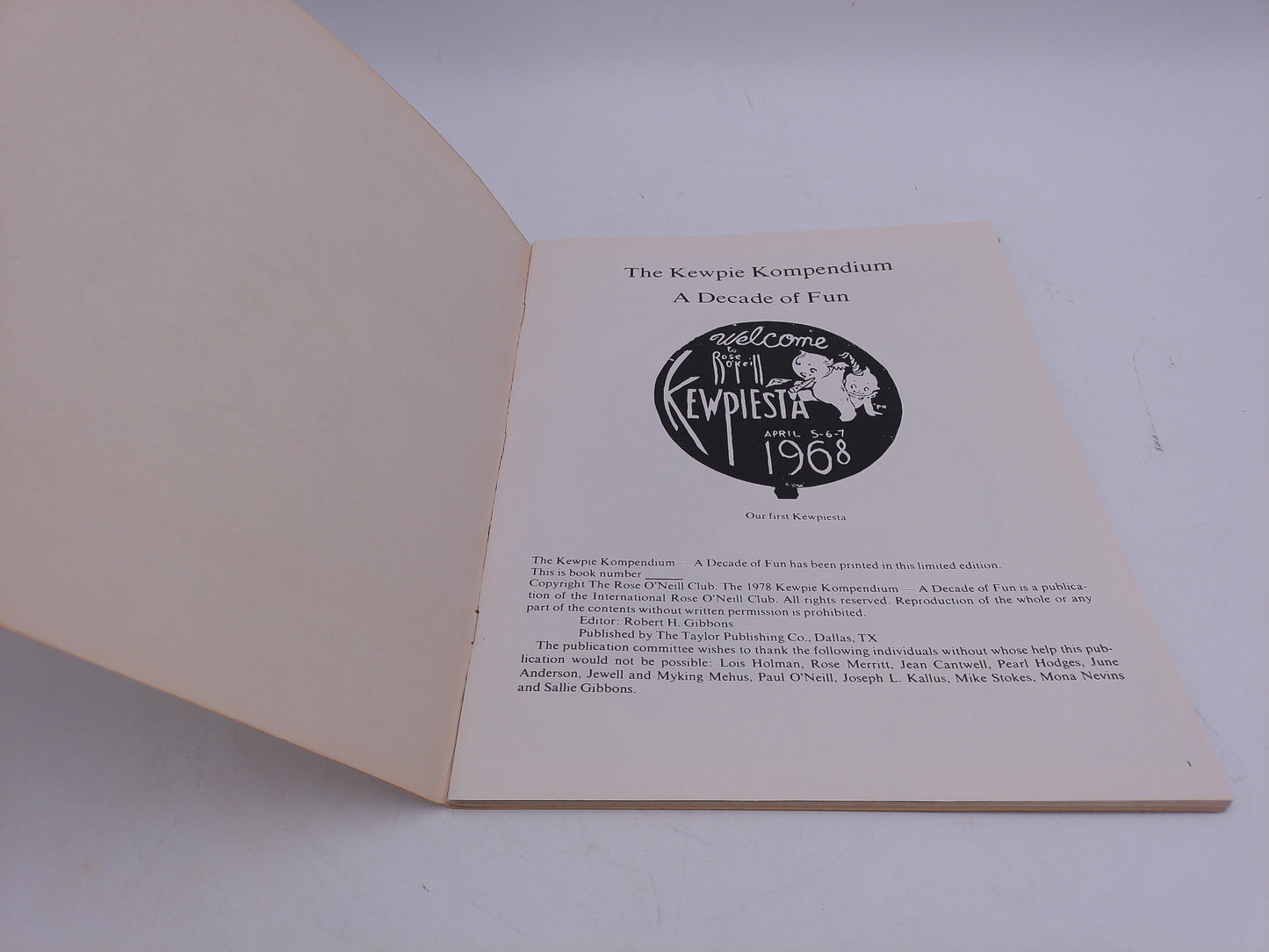 The Kewpie Kompendium The International Rose O'Neill Club book Rare