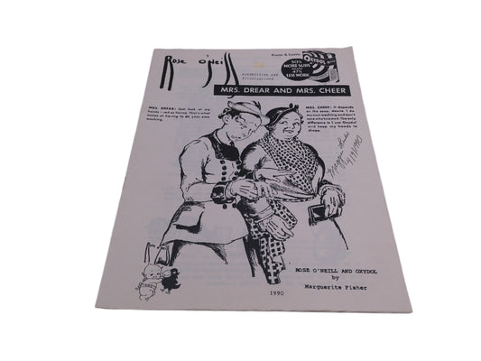 Rose O'Neill  book "Mrs. Drear Mrs. and Cheer" By Marquerite Fisher Signed 1990