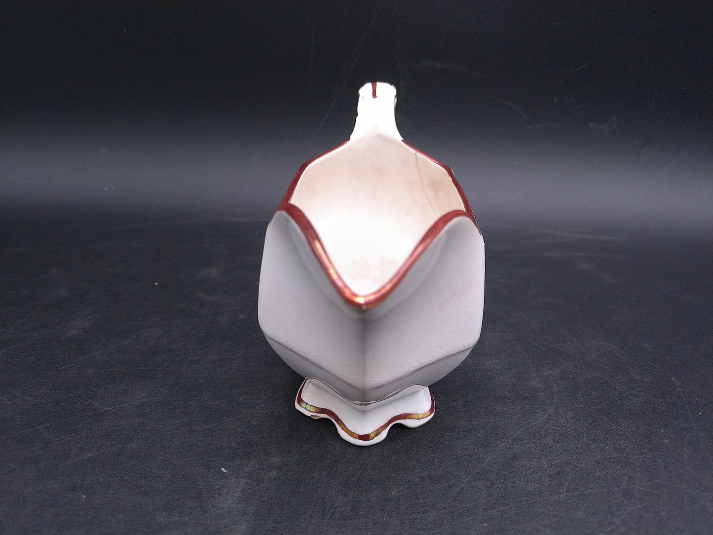 Grindley and Co. Royal Stone China Tea Leaf Gravy Boat Vintage