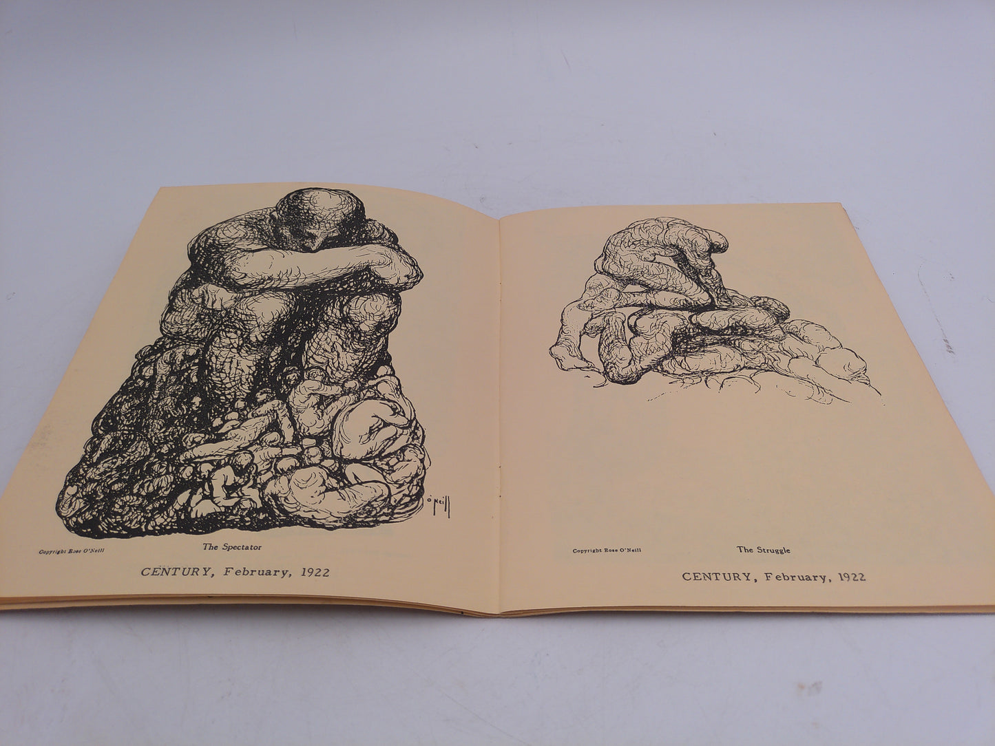 Book art by Rose O'Neill called Sweet Monsters