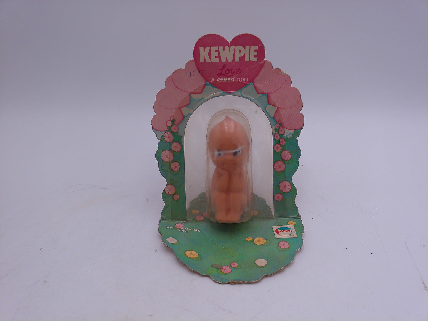 Kewpie Doll, Rose O'Neill Original Package, Kewpie Thinker AMSCO Doll lot of 2