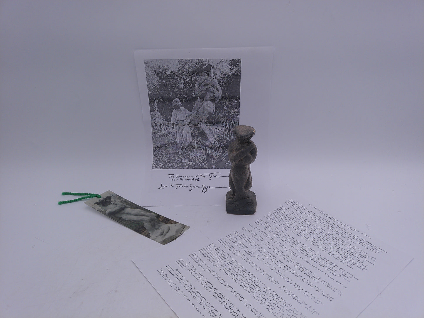 Rose O'Neill Sculpture and document The Embrace of the Free and its Mother #1