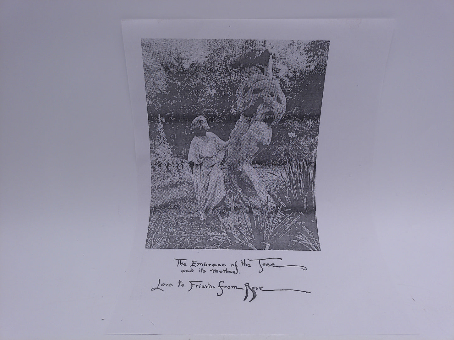 Rose O'Neill Sculpture and document The Embrace of the Free and its Mother #1
