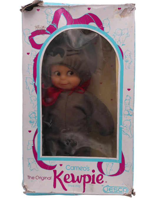 Kewpie Doll in Mouse outfit with cape in Box