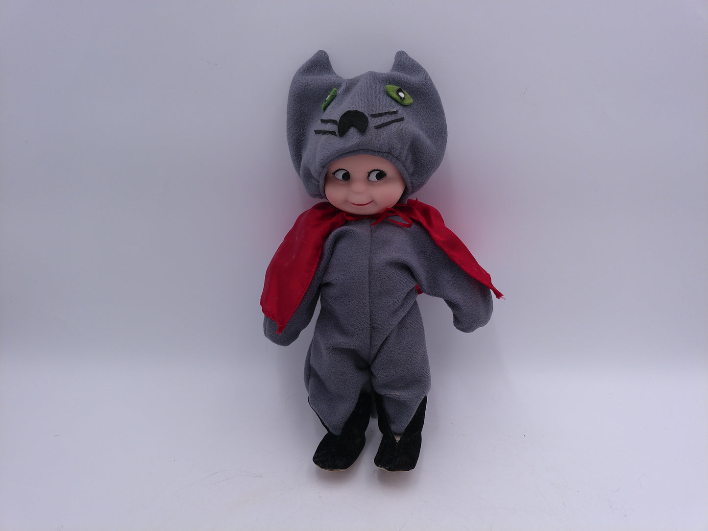 Kewpie Doll in Mouse outfit with cape in Box