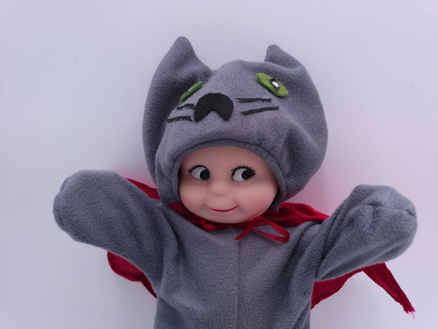 Kewpie Doll in Mouse outfit with cape in Box