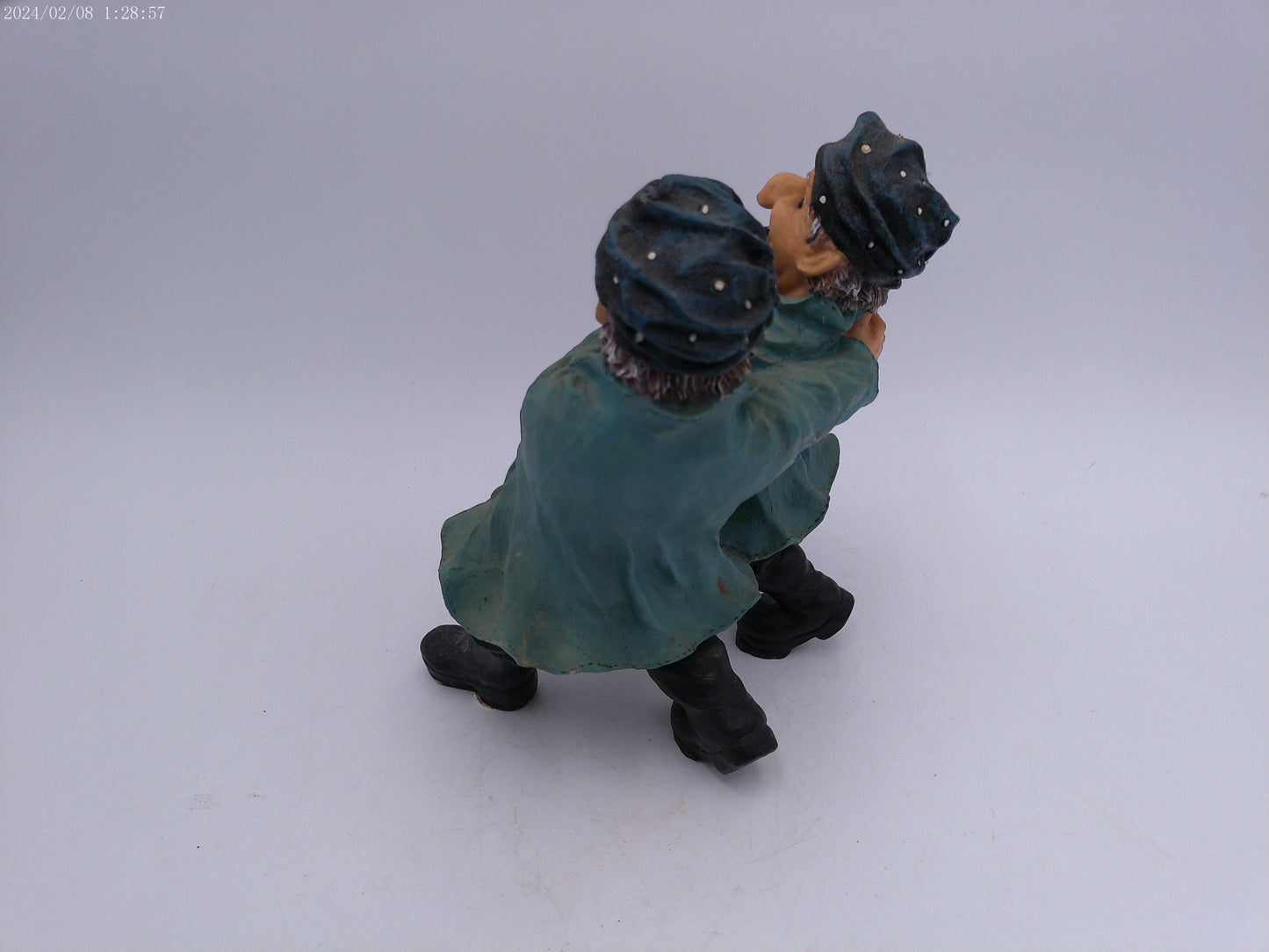 Nautical 2 Men Sailors Poly resin wine bottle holder