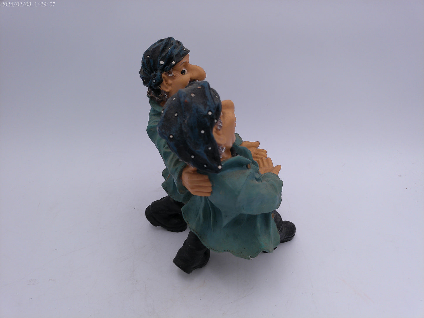 Nautical 2 Men Sailors Poly resin wine bottle holder