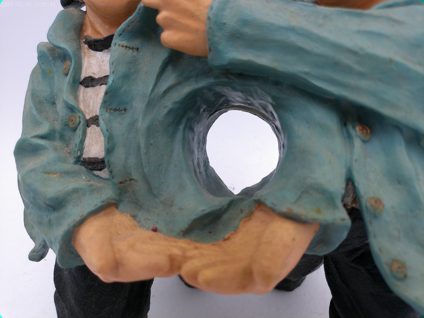 Nautical 2 Men Sailors Poly resin wine bottle holder