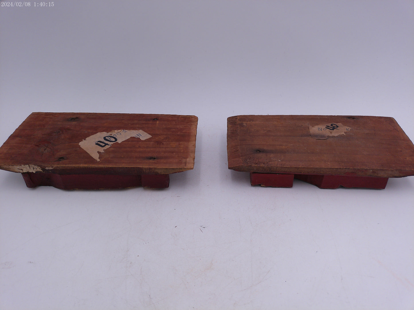 Pair of Chinese Carved Wood Gold Leaf Panels