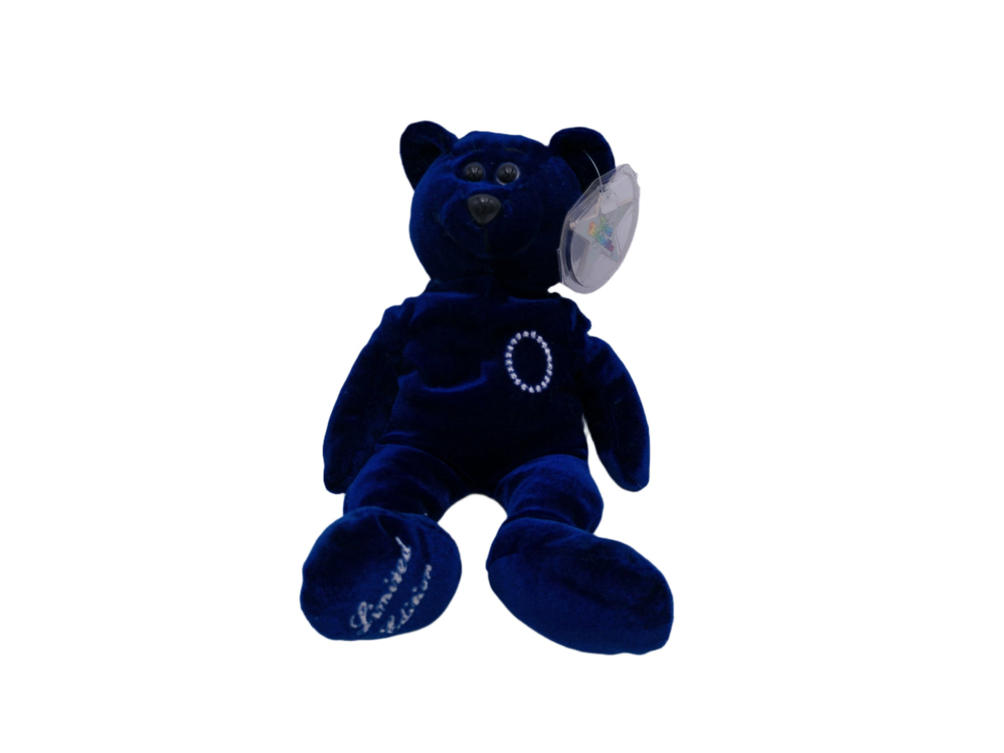 Jackie VIP I Plush Bear 1999 Limited Edition Jacqueline Onassis Kennedy Bear Classic Collecticritters Blue Bear