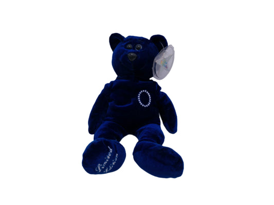 Jackie VIP I Plush Bear 1999 Limited Edition Jacqueline Onassis Kennedy Bear Classic Collecticritters Blue Bear