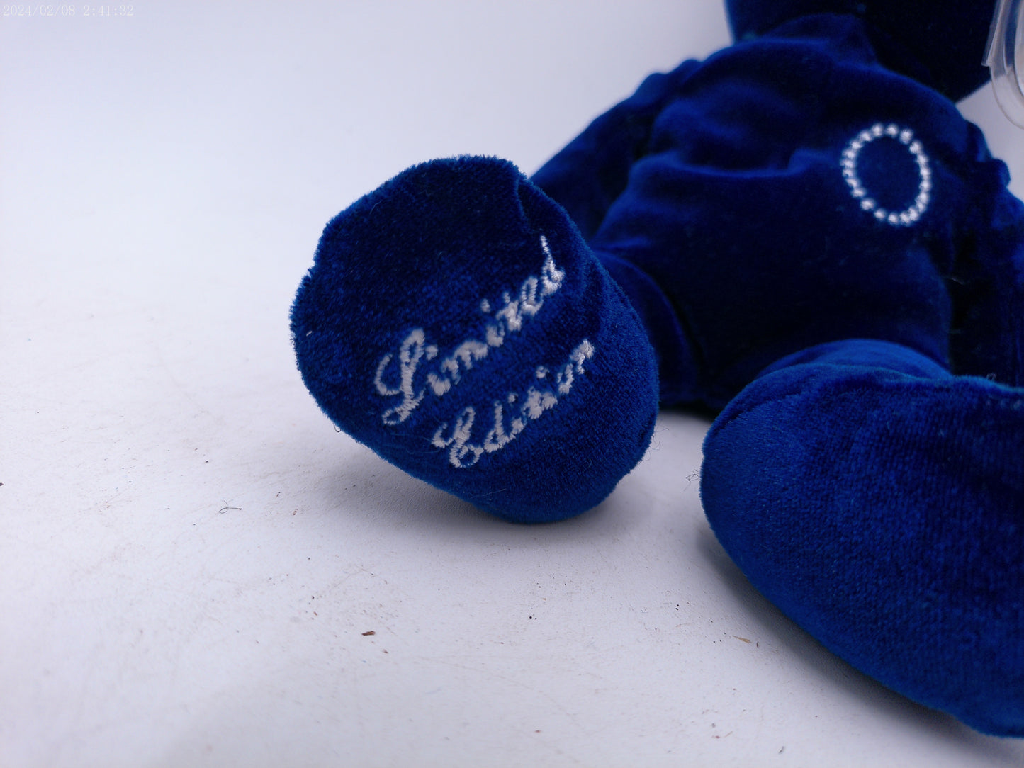 Jackie VIP I Plush Bear 1999 Limited Edition Jacqueline Onassis Kennedy Bear Classic Collecticritters Blue Bear