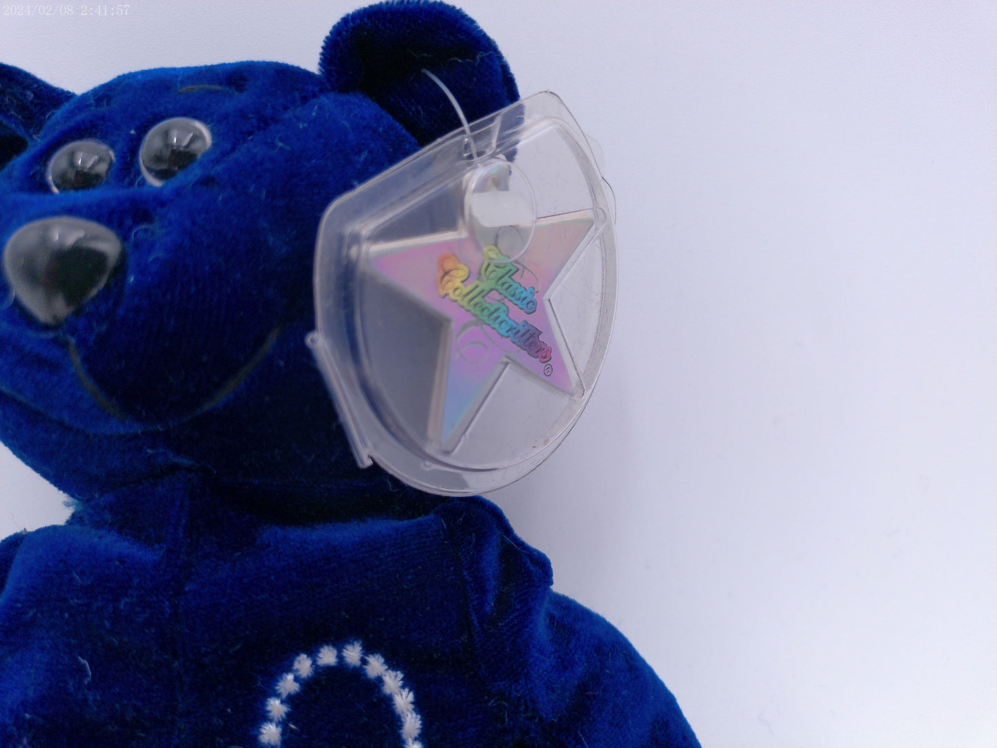 Jackie VIP I Plush Bear 1999 Limited Edition Jacqueline Onassis Kennedy Bear Classic Collecticritters Blue Bear