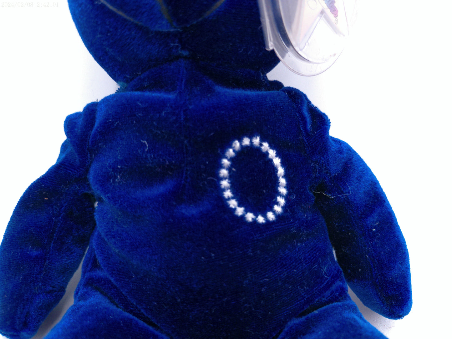 Jackie VIP I Plush Bear 1999 Limited Edition Jacqueline Onassis Kennedy Bear Classic Collecticritters Blue Bear