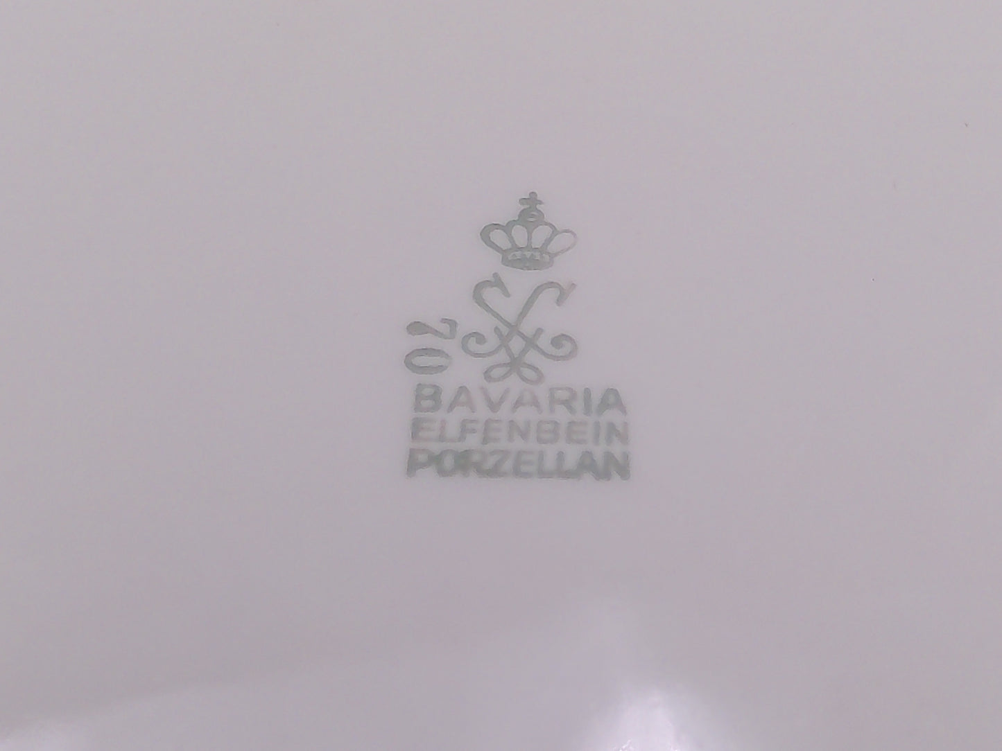 Gold Rim 5 Plates Bavaria Elfenbein Porzellan Brand Plates Made in Germany
