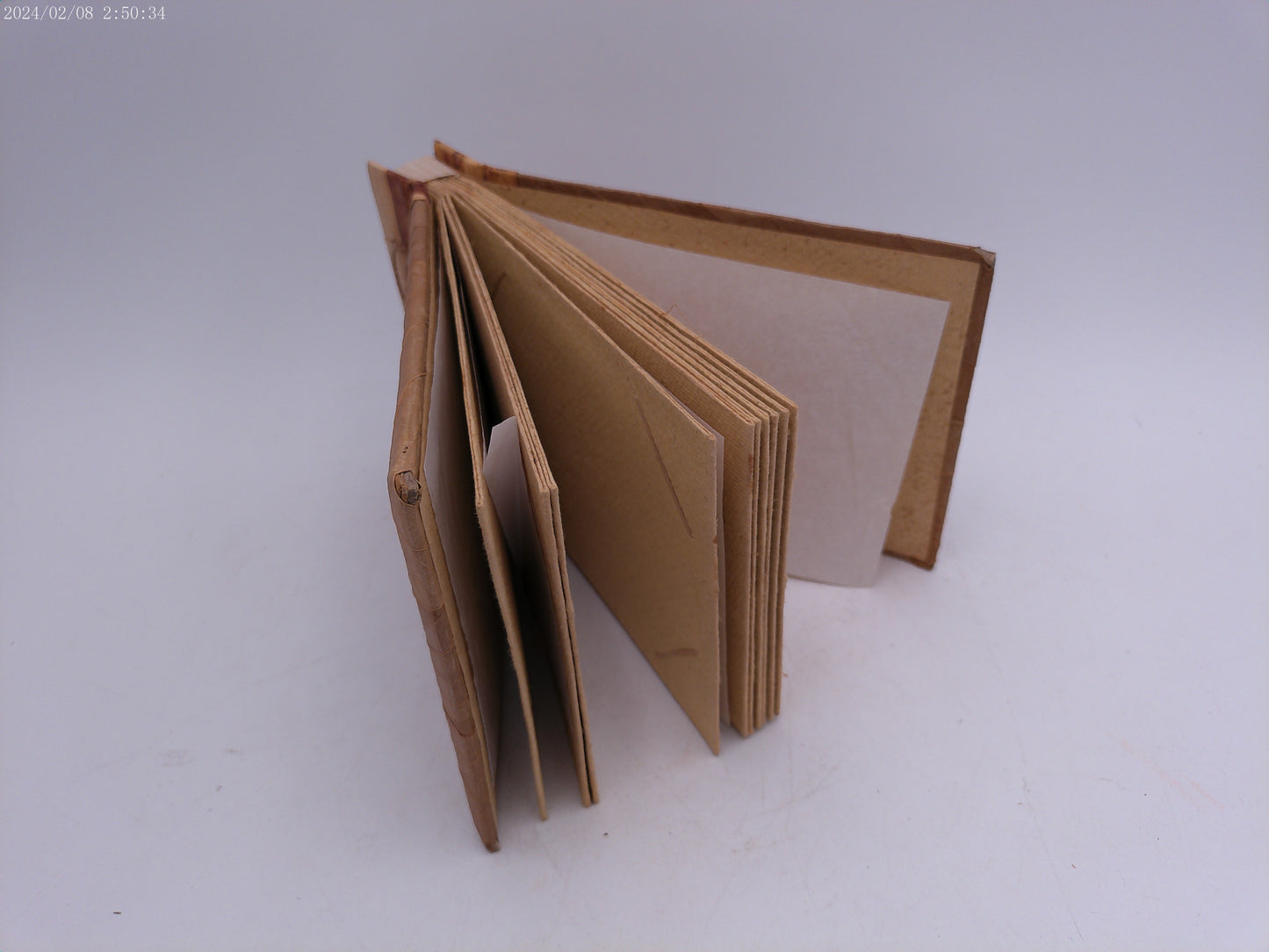 Blank Handmade Mini Album Photo Album, Craft Kit, Faux Leather Spine