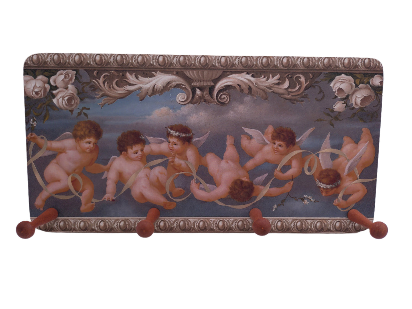 Angelic Angels Wall Coat Hanging Rack