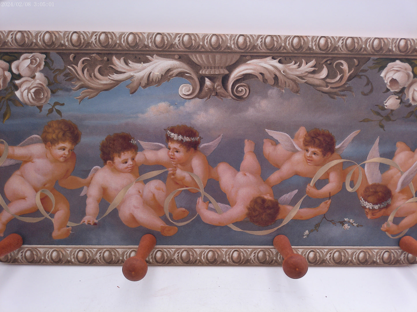 Angelic Angels Wall Coat Hanging Rack