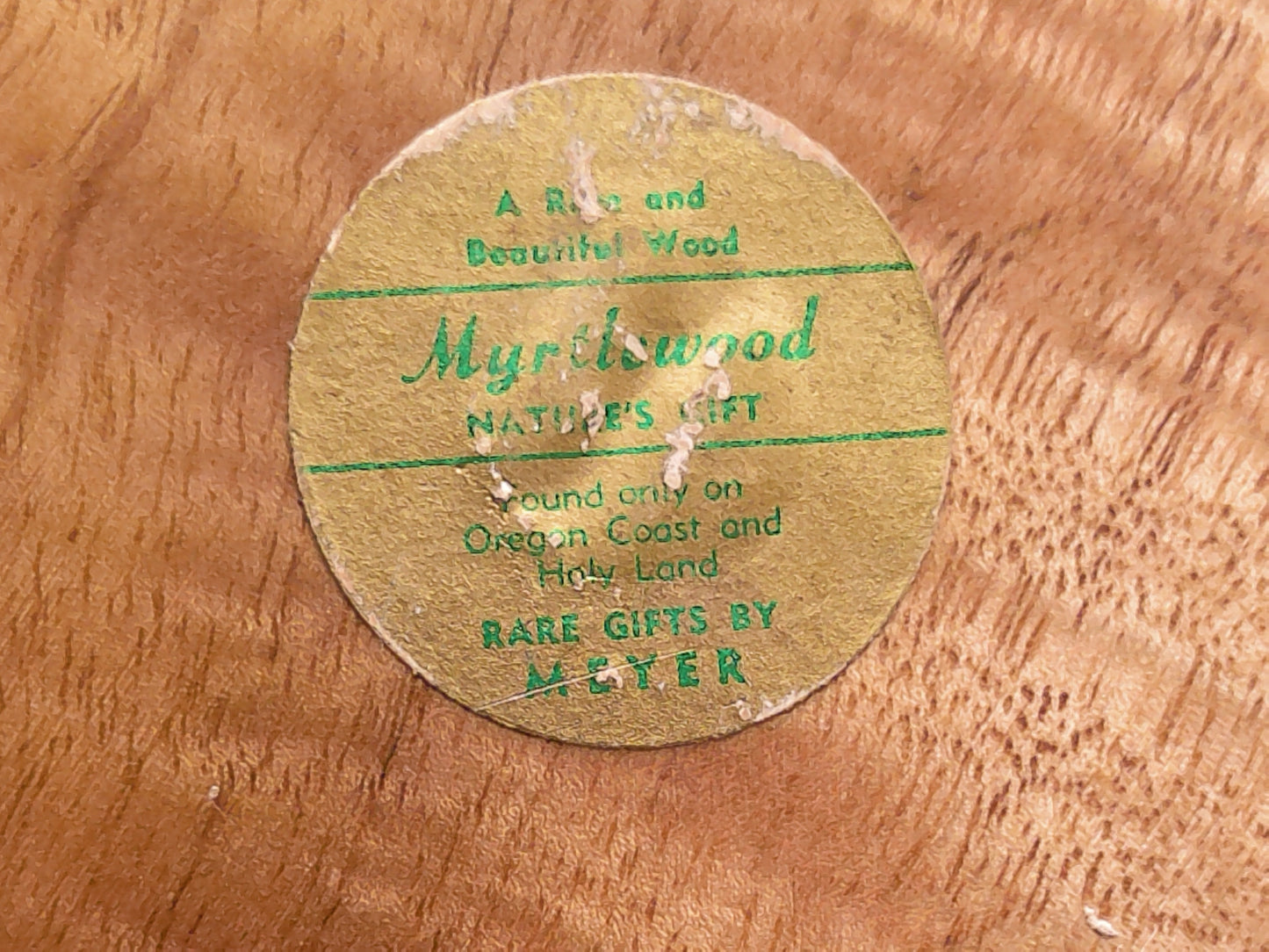 Myrtlewood Candle Holders Made in Oregon