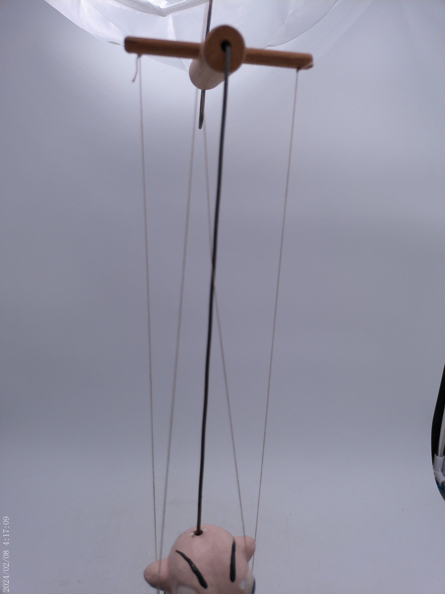 1940's Beetle Bailey Puppet marionette or Spejbl puppet from the Czech Republic