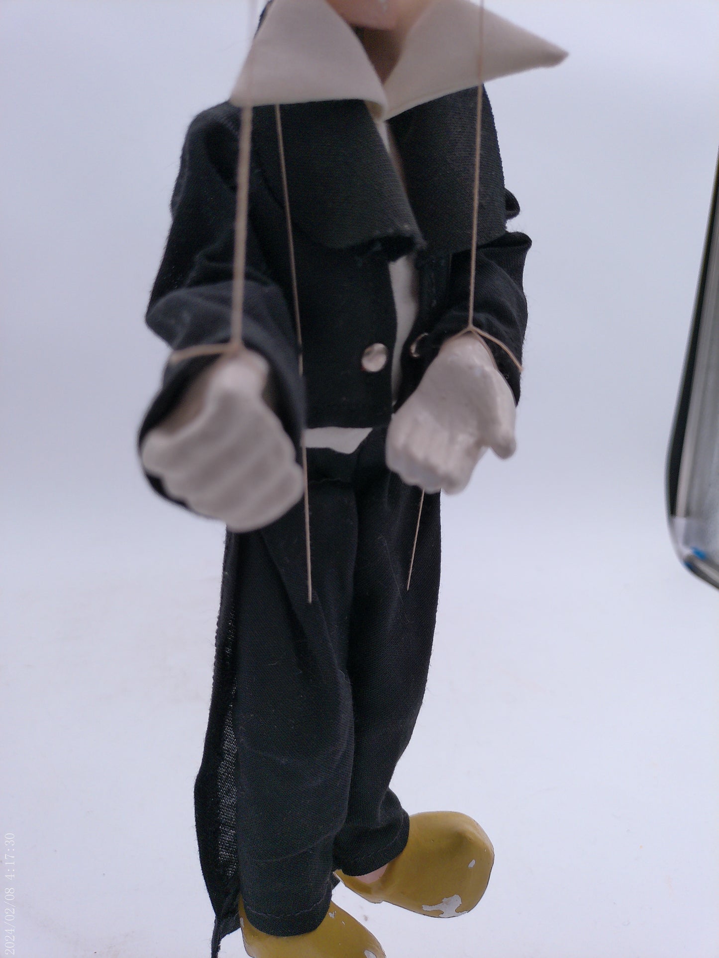 1940's Beetle Bailey Puppet marionette or Spejbl puppet from the Czech Republic