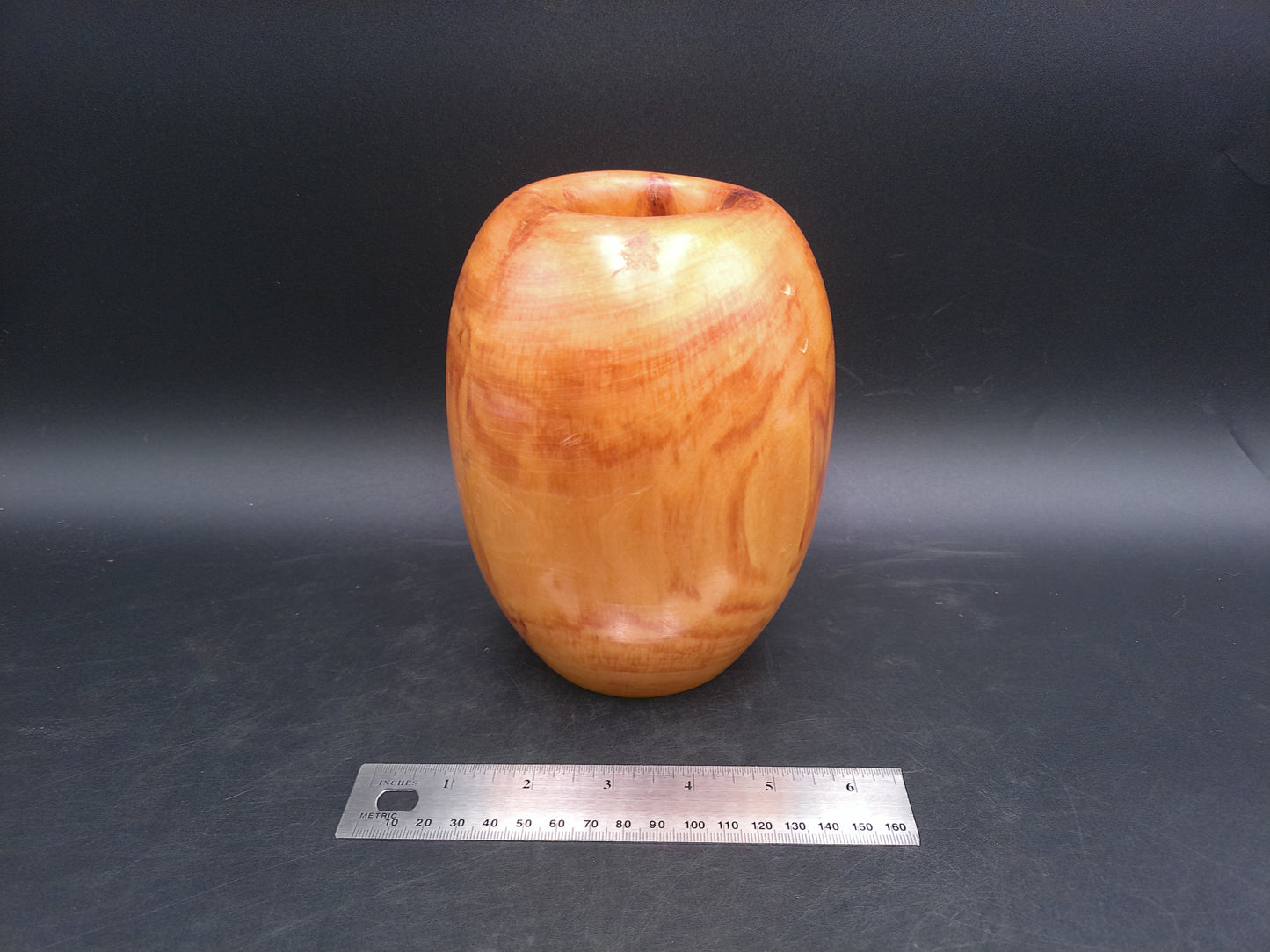 Wooden Vase Hand Made Vintage