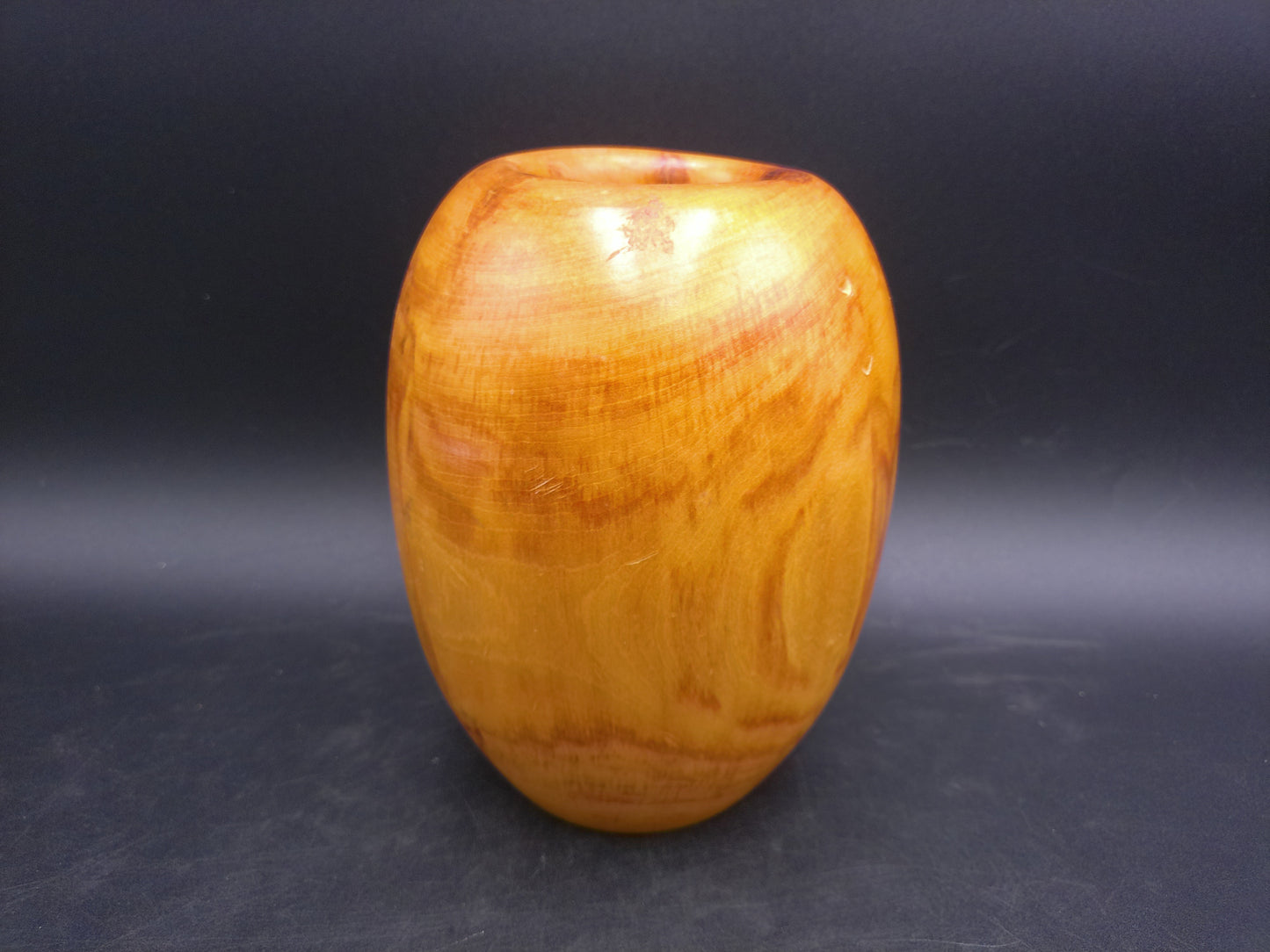 Wooden Vase Hand Made Vintage