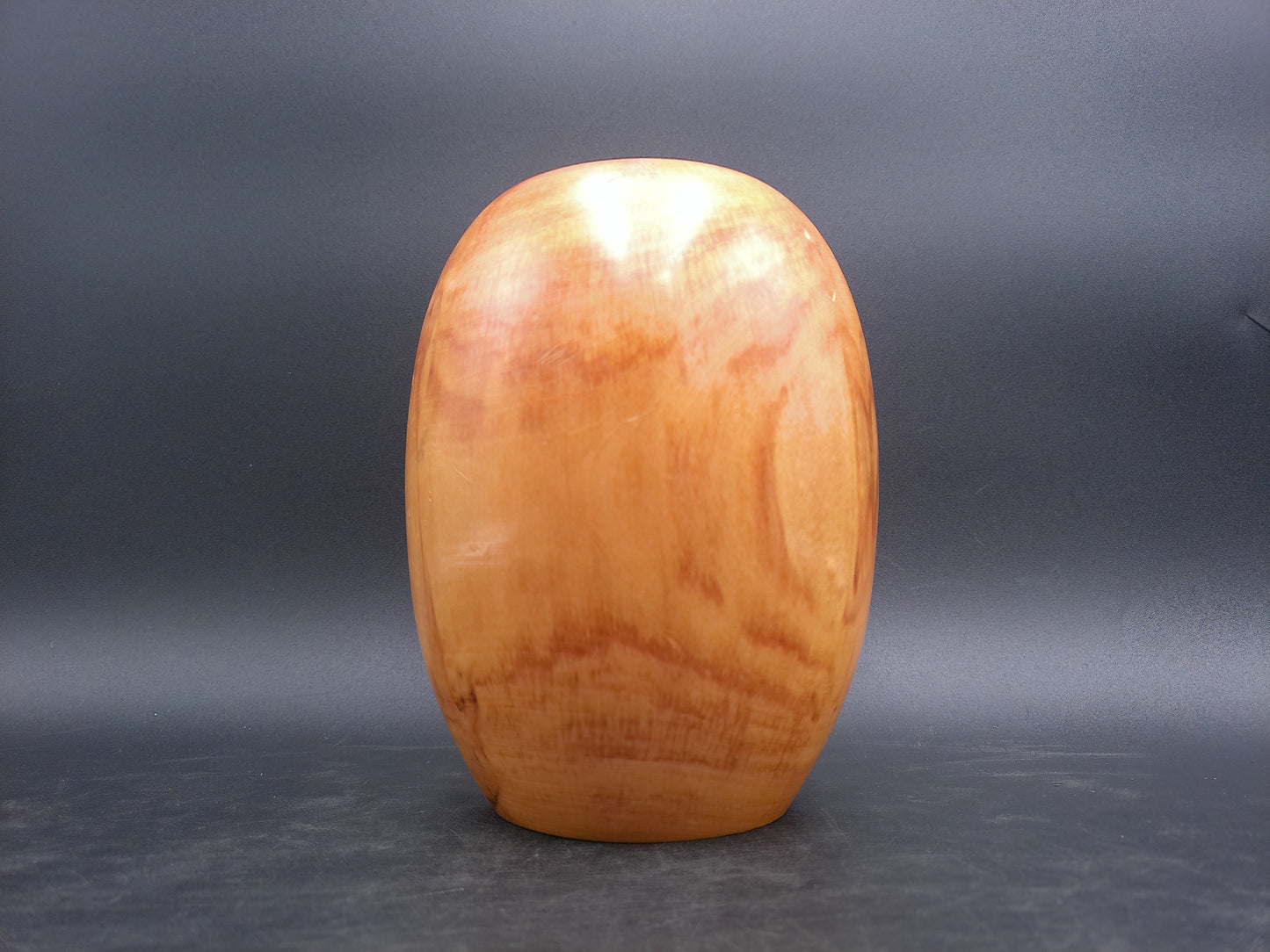 Wooden Vase Hand Made Vintage