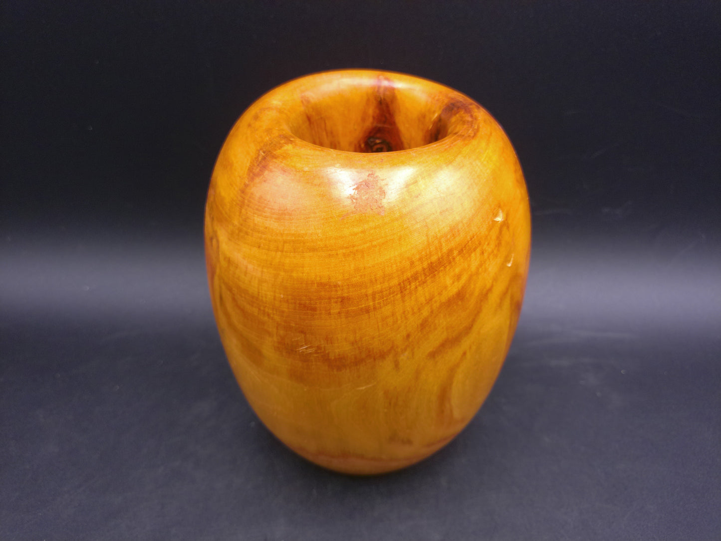 Wooden Vase Hand Made Vintage