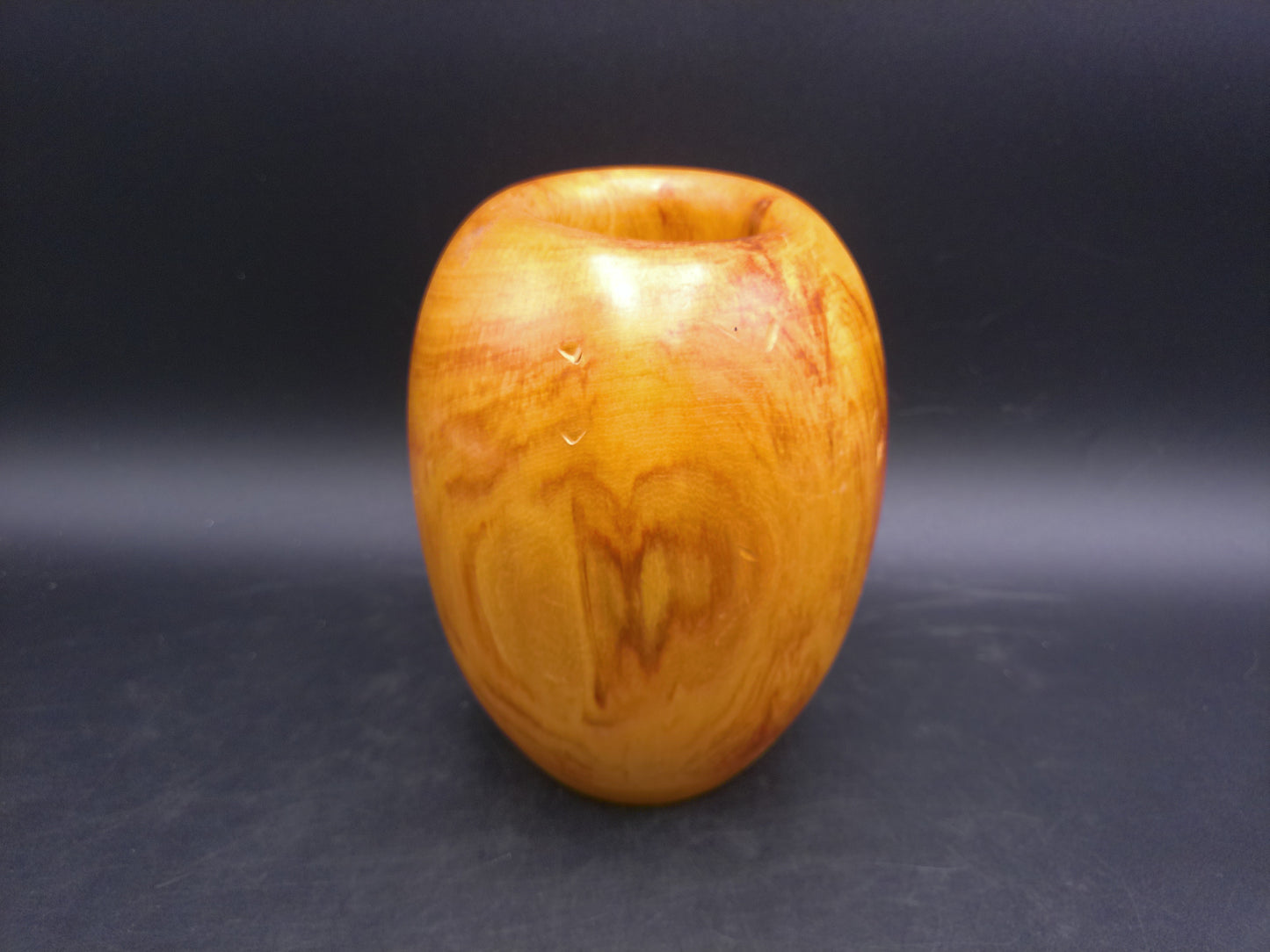 Wooden Vase Hand Made Vintage