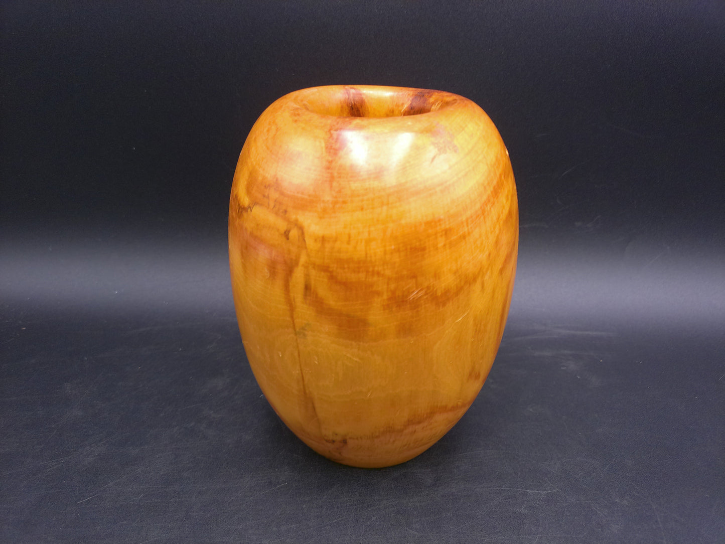 Wooden Vase Hand Made Vintage