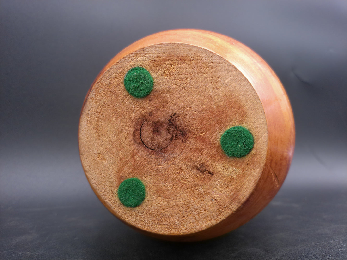 Wooden Vase Hand Made Vintage