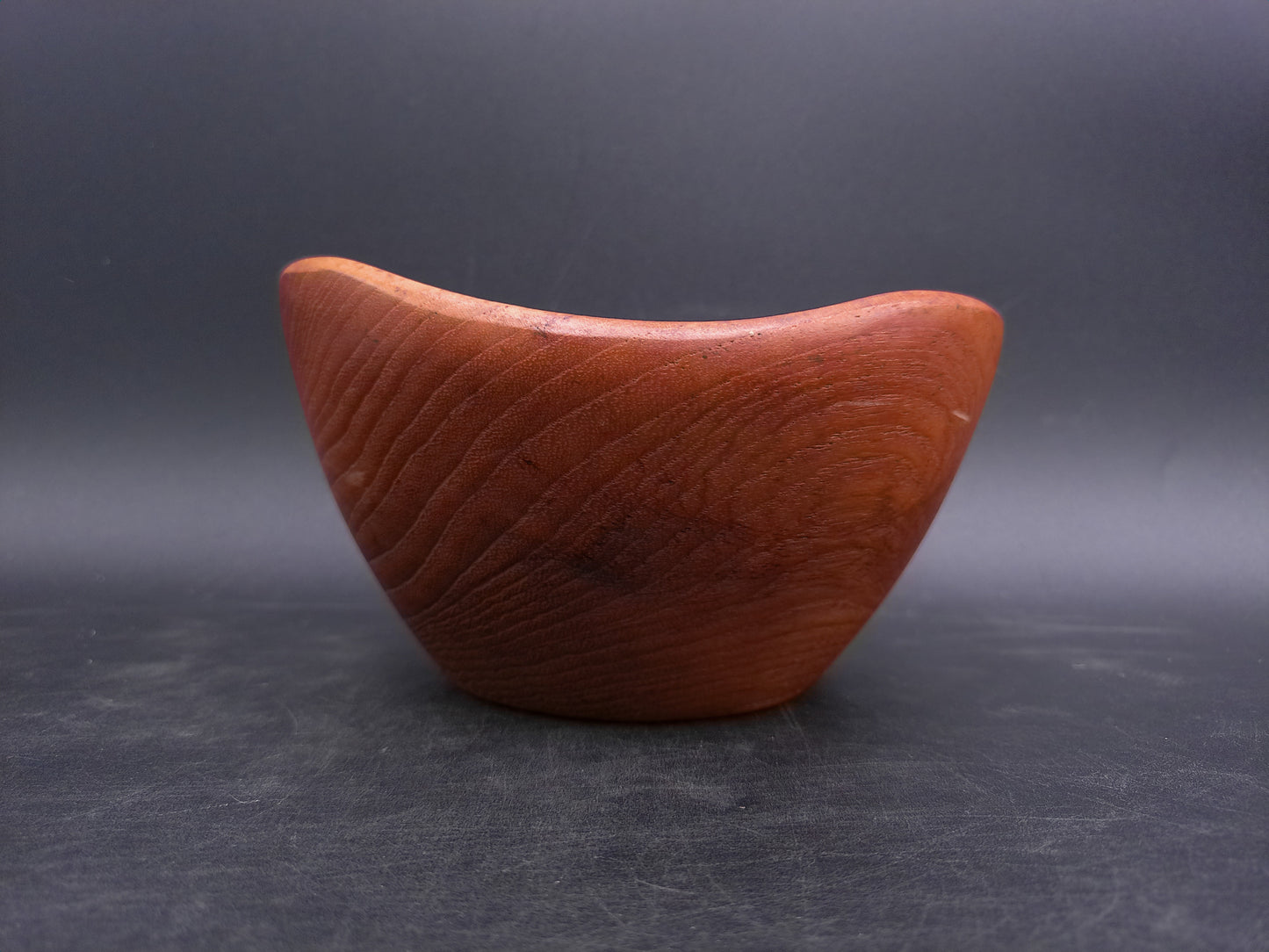 Wooden Teak Bowl Hand Made Vintage