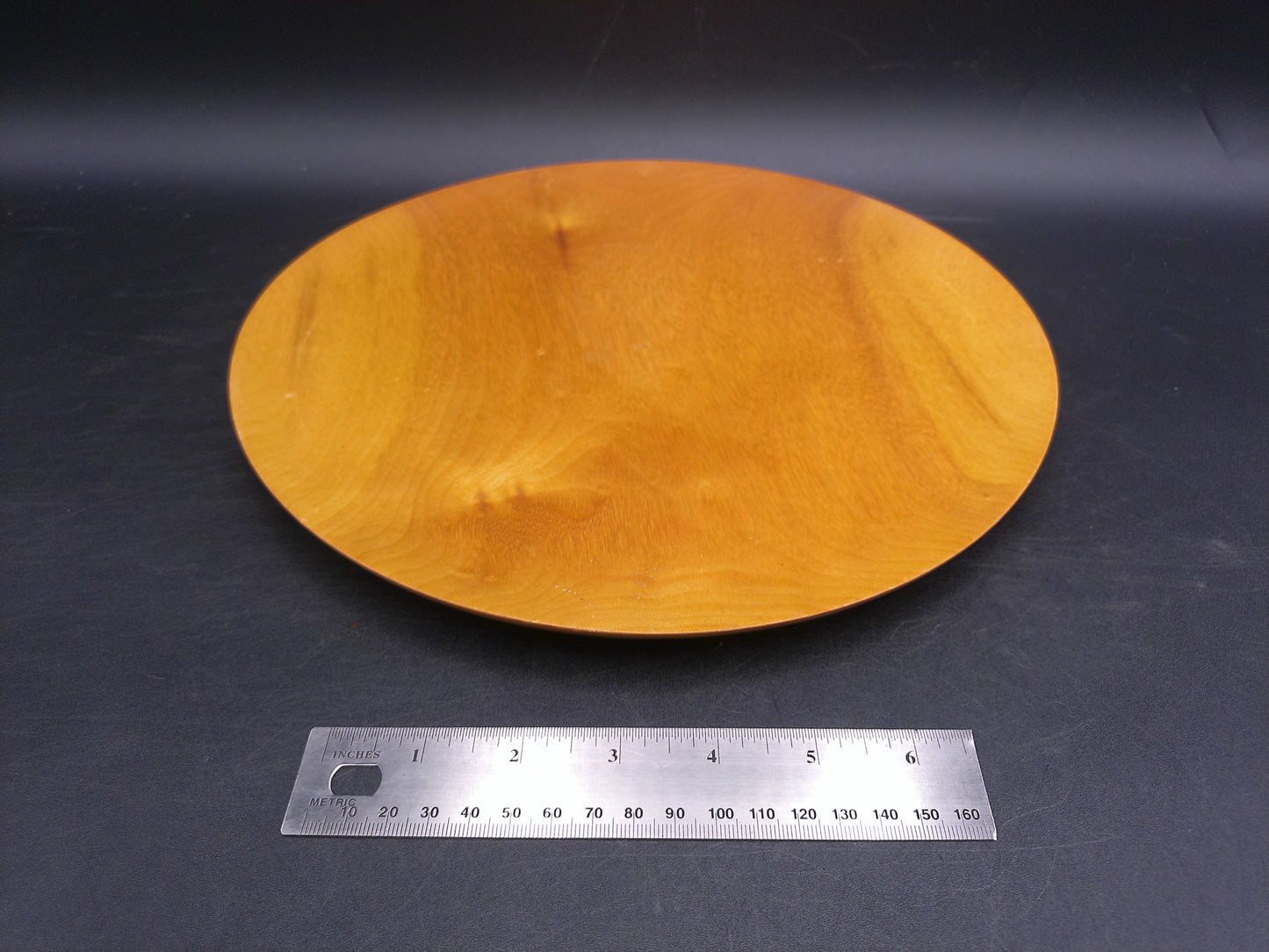 Myrtlewood Large Serving Plate Hand Made Vintage