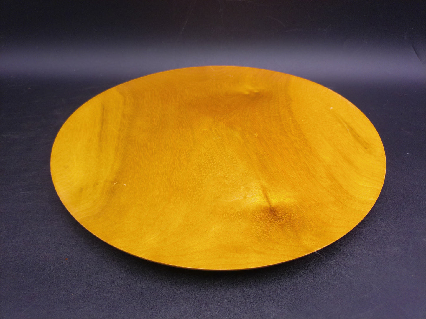 Myrtlewood Large Serving Plate Hand Made Vintage