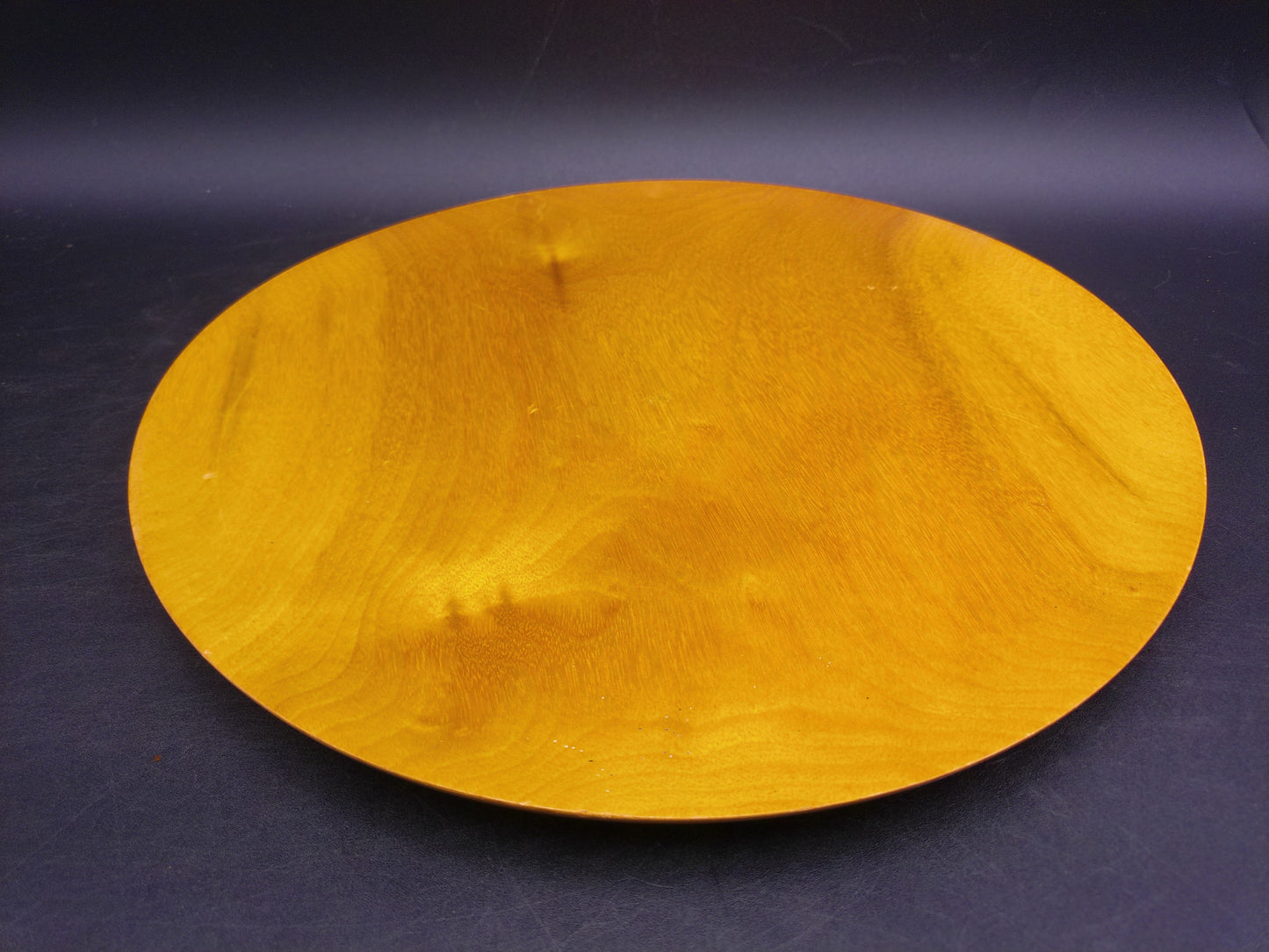 Myrtlewood Large Serving Plate Hand Made Vintage