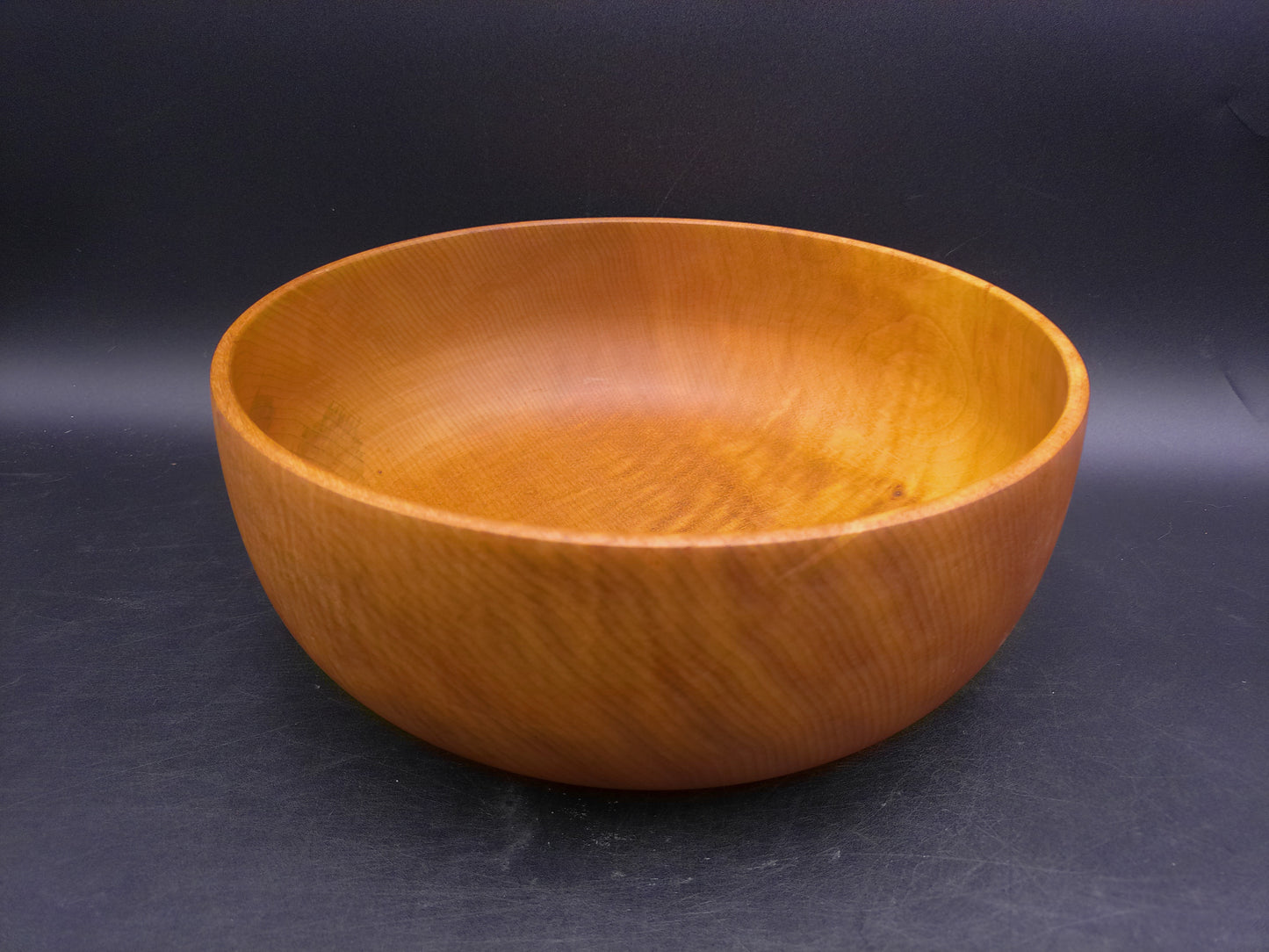 Myrtlewood Large Serving Bowl Hand Made Vintage