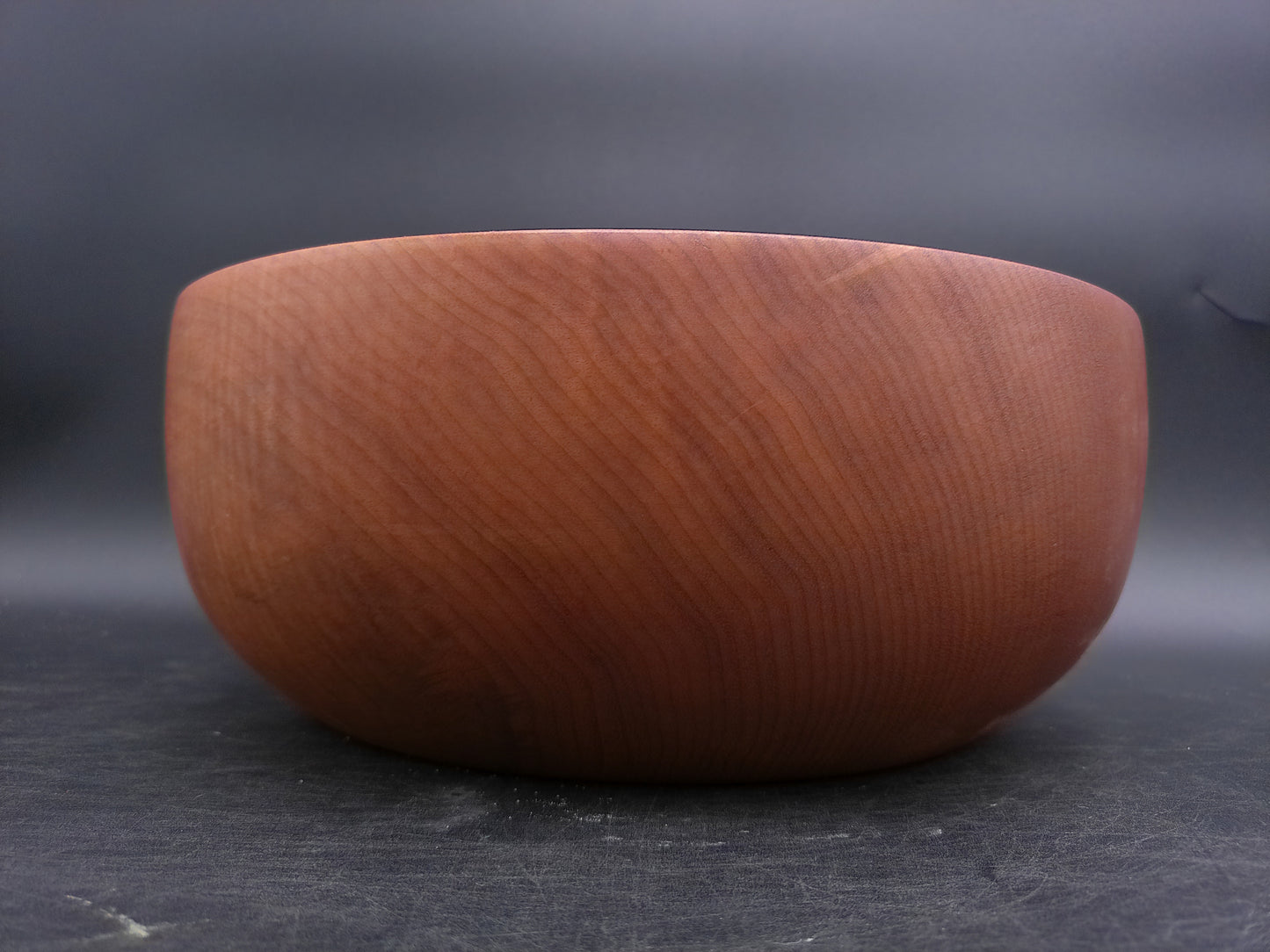 Myrtlewood Large Serving Bowl Hand Made Vintage