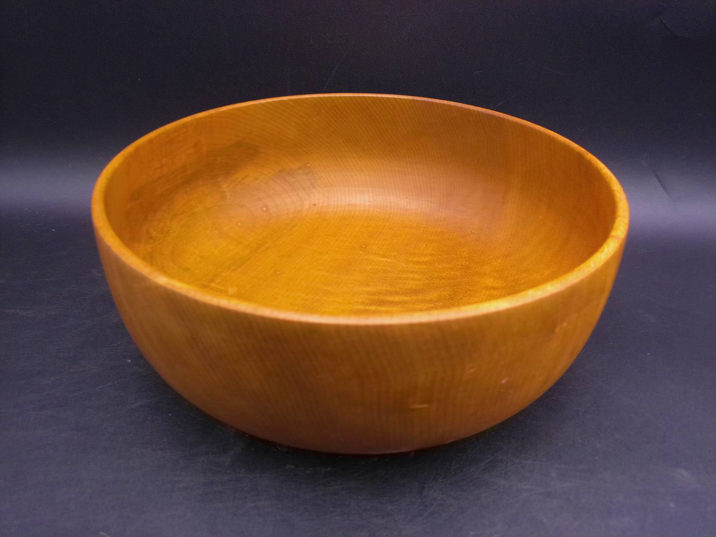 Myrtlewood Large Serving Bowl Hand Made Vintage