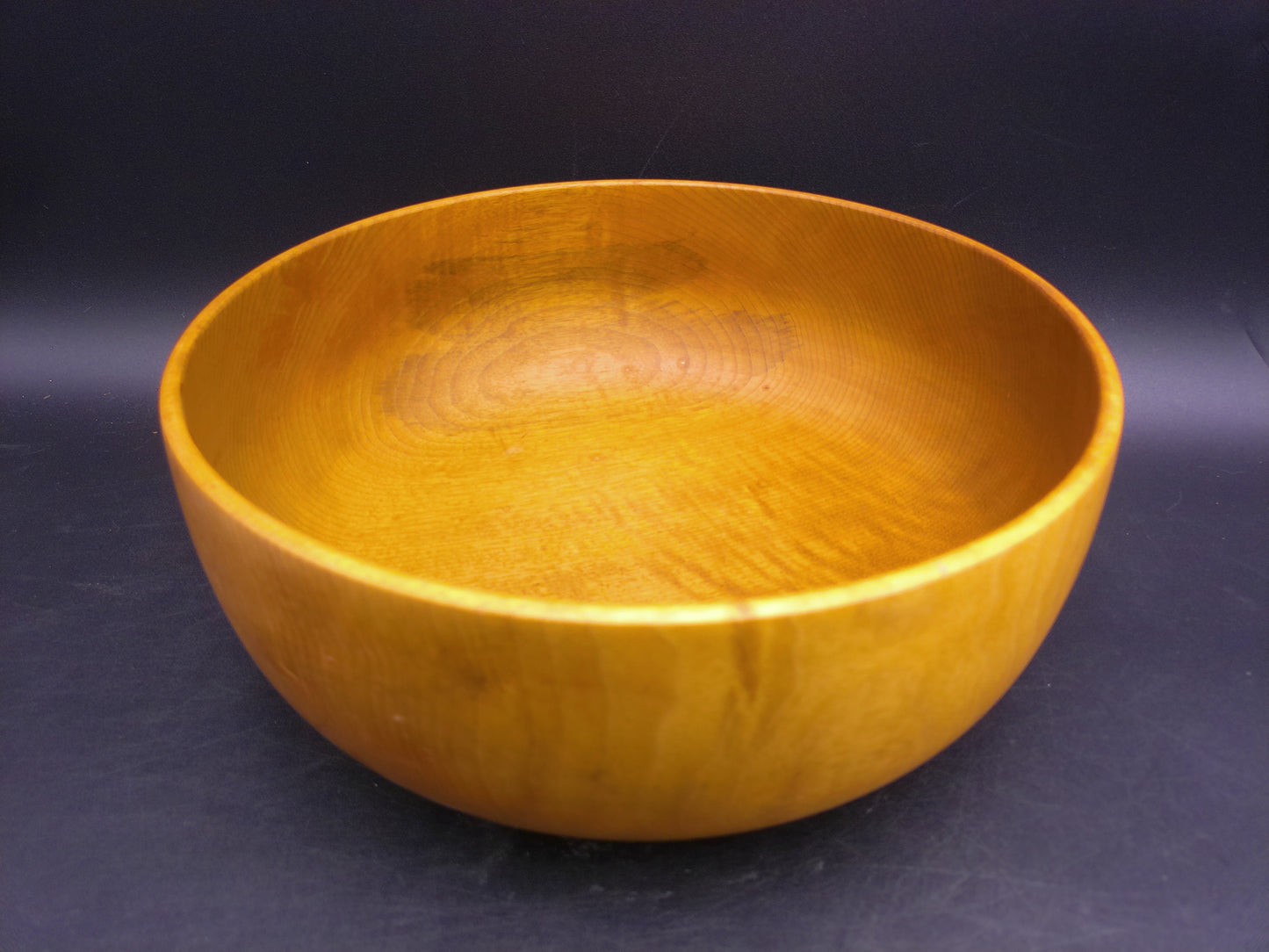 Myrtlewood Large Serving Bowl Hand Made Vintage